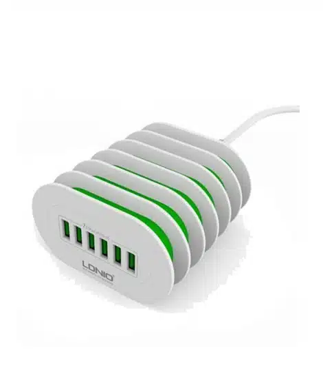 ldnio 7a 6 port usb charger a6702 15000 2