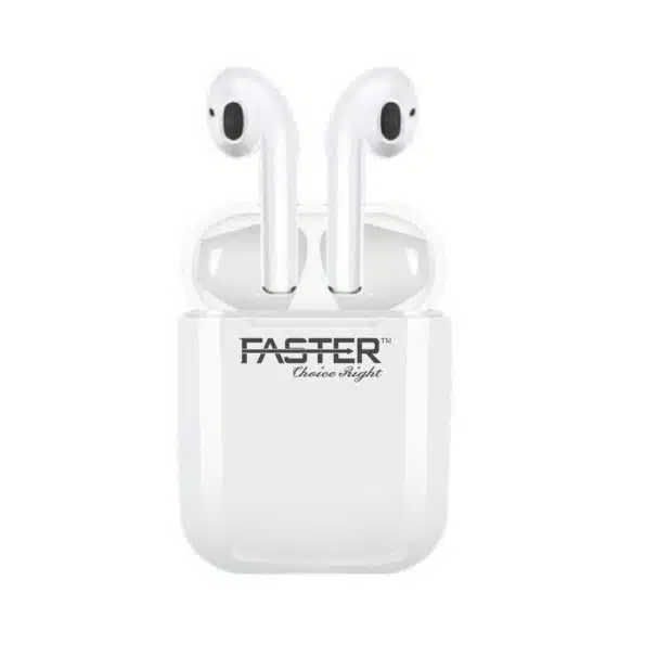 FASTER -FTW-12 -Stereo- Bass- Sound -TWS -Wireless- Earbuds