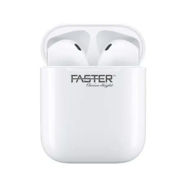 FASTER -FTW-12 -Stereo- Bass- Sound -TWS -Wireless- Earbuds