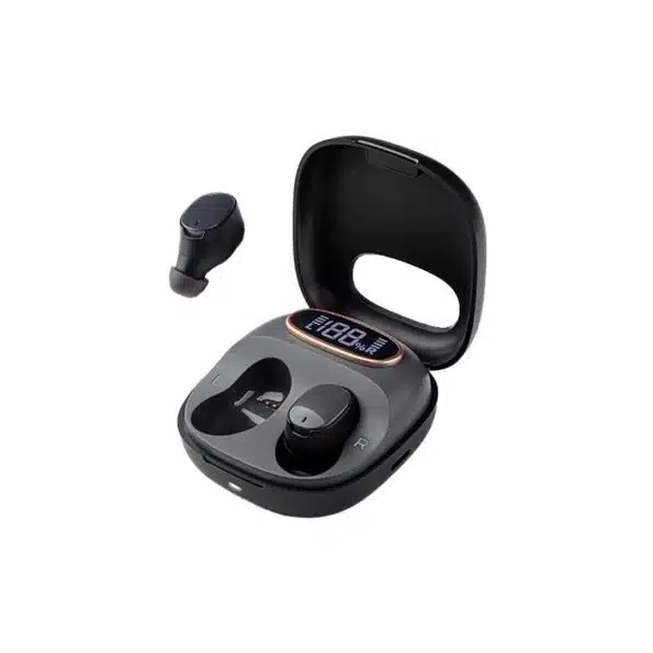FASTER -RB200 -Rebirth -Wireless- Stereo- Earbuds- With- Digital -Display- Charging -Box