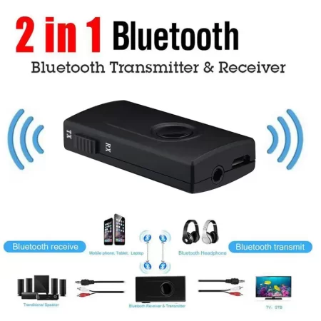 BT-500 Wireless 2-in-1 Audio Receiver Transmitter-1