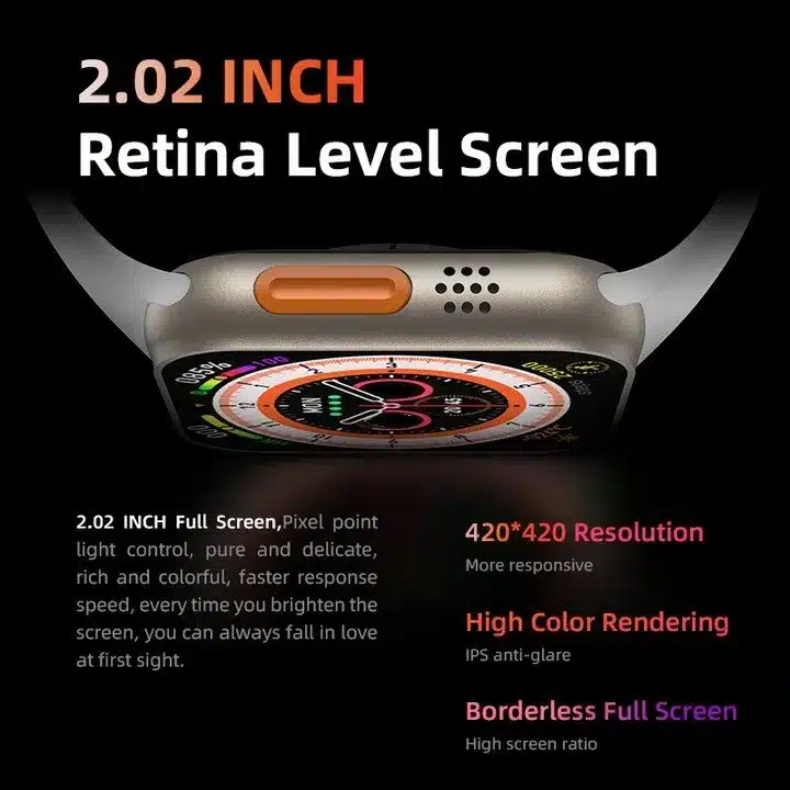 Hw8 Ultra Smartwatch Watch Series 8 2.02inch - Mobile Geeks
