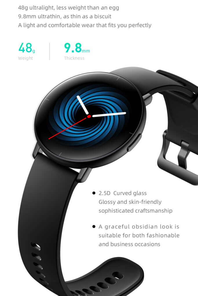 Mibro Lite Smart Watch Amoled Hd Screen Round Mobile Geeks