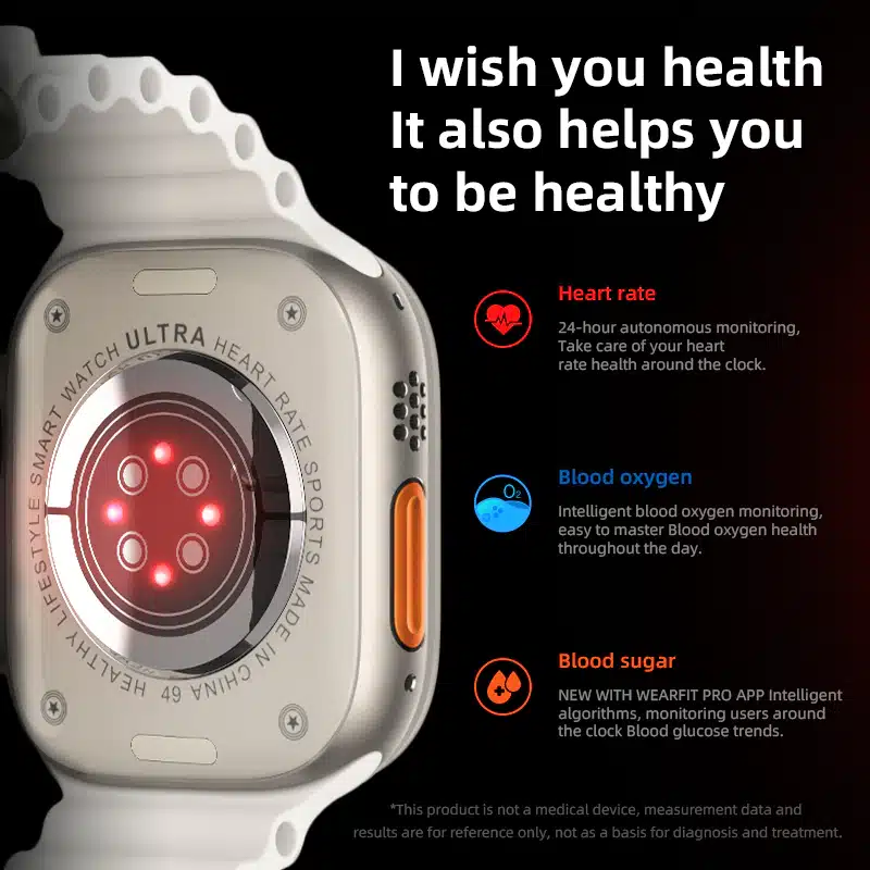 HW8 Ultra Max Smart Watch Series 8 NFC BT Call 49mm - Mobile Geeks