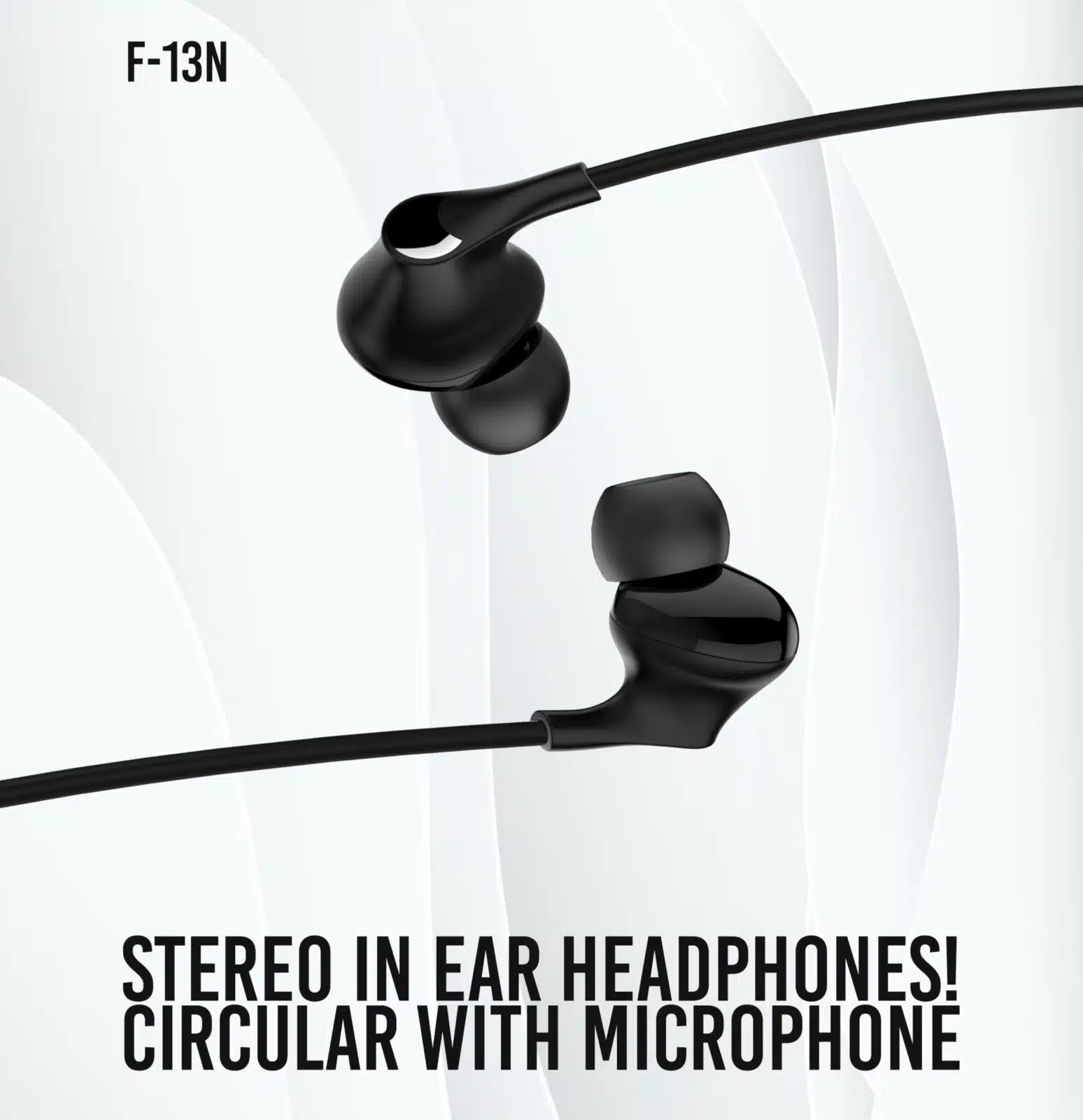 FASTER -F13N -Stereo- & -Bass -Sound- In-Ear -Handsfree