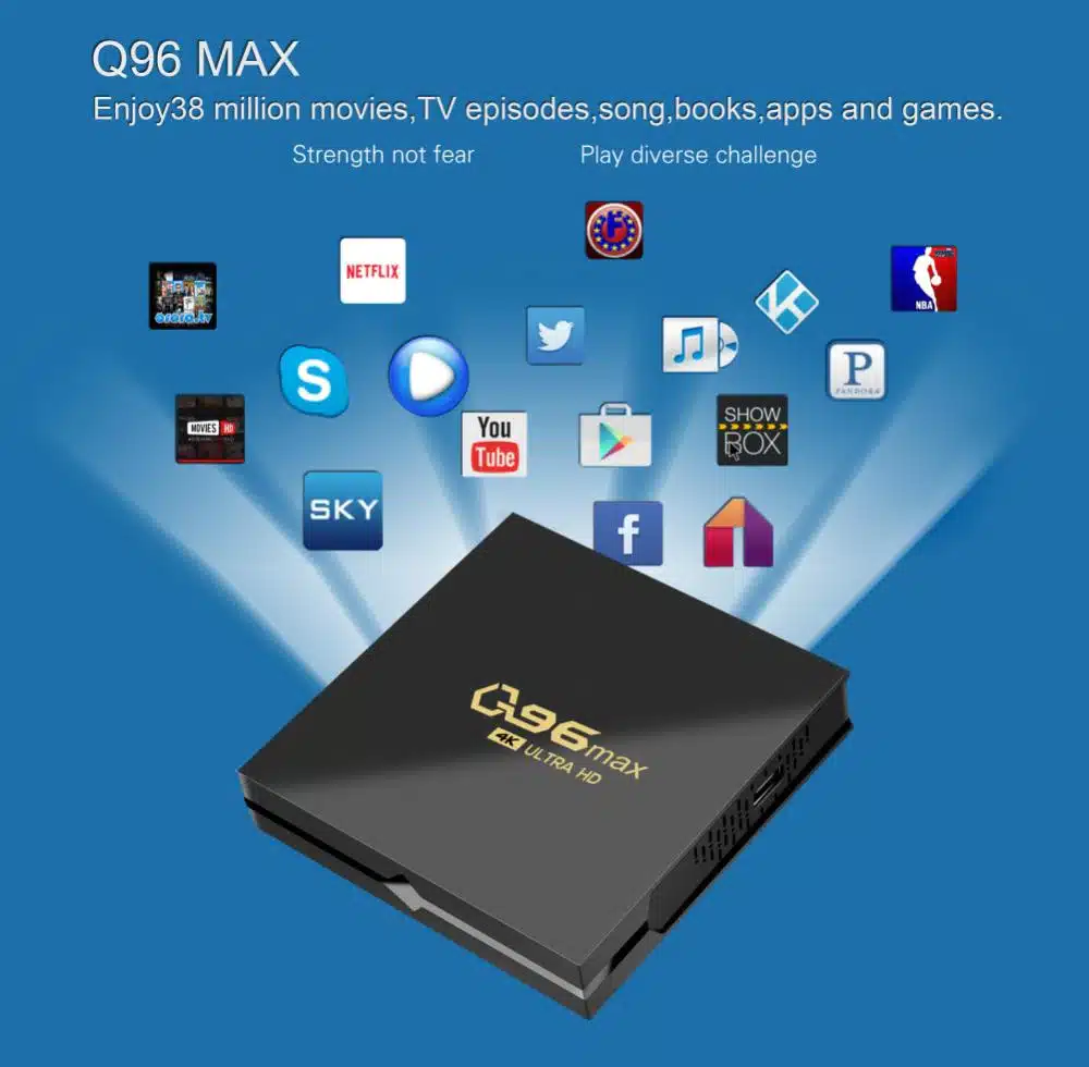 Q96- max -android -Setup- tv- box -10- 4k- quad- core