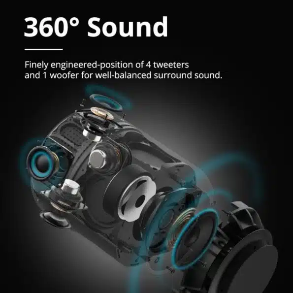 Waterproof -Tronmart -60w- T6- Max- SoundPulse®- Bluetooth -Speaker