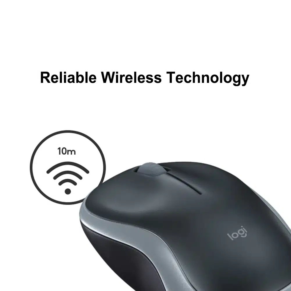 Logitech -wireless- mous- M185- 2.4GHz- Silent- Wireless- Mouse -1000DPI- Optical 