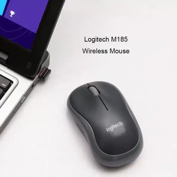 Logitech -wireless- mous- M185- 2.4GHz- Silent- Wireless- Mouse -1000DPI- Optical