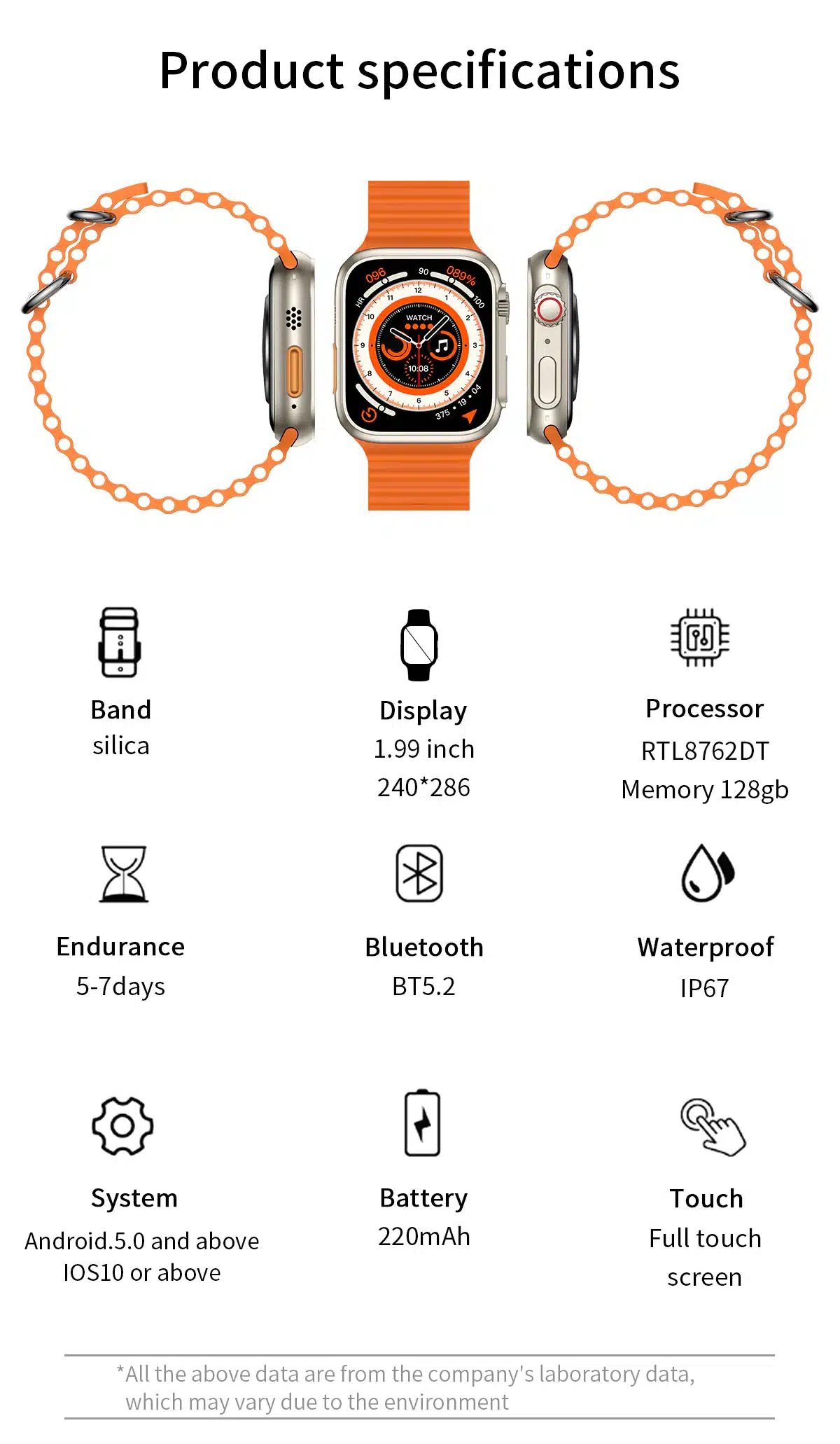 Z59 -ultra- bluetooth- call- smartwatch