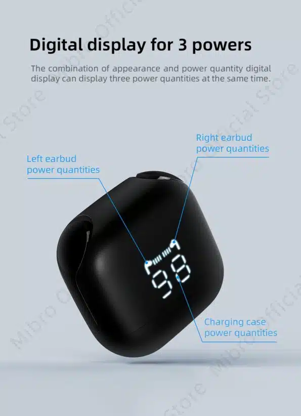 Mibro- Earbuds- 3- Pro- TWS- 2000mAh- Reverse -Charging -Bluetooth- 5.3 -Sport- Headphone