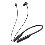 DIZO Wireless Dash Neckband Earphones with 30H play and Blink Fast Charging – Black