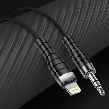 FASTER -M1- Audio- Cable- For- Lightning -To -3.5mm-Port