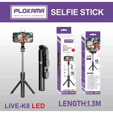 Plokama-k8-led-selfie-stick-01