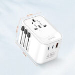 Ldnio 45W GaN Travel Adapter Z8 3 USB Ports